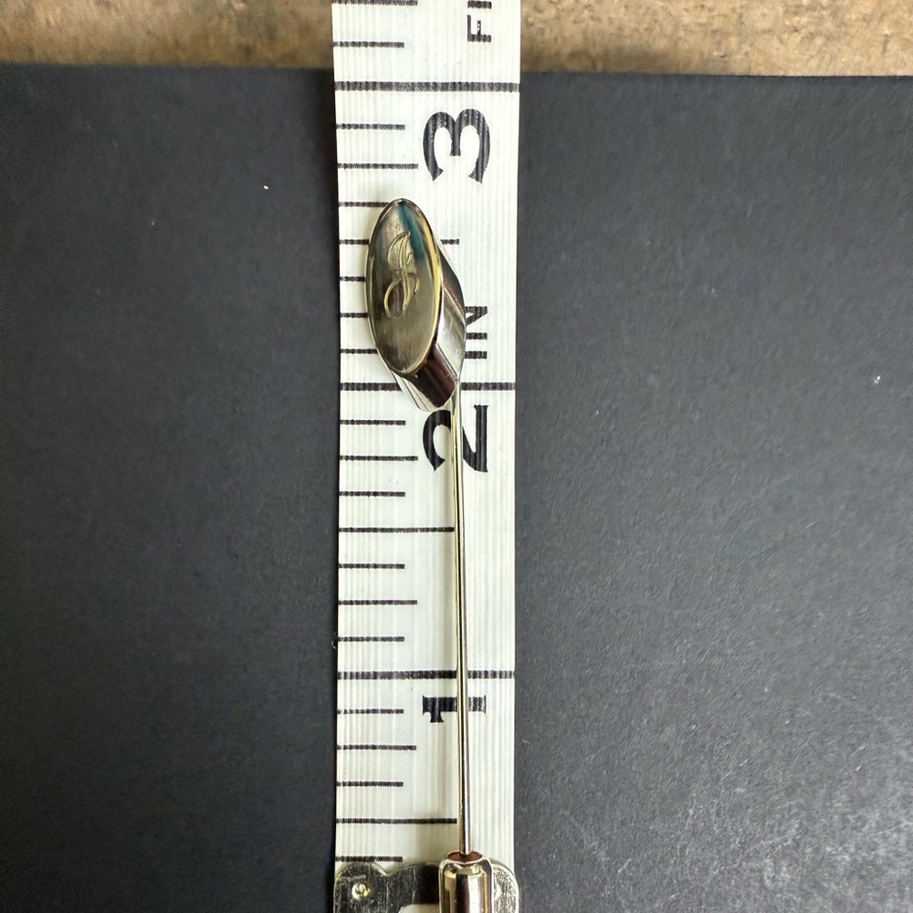 Silver tone stick pin